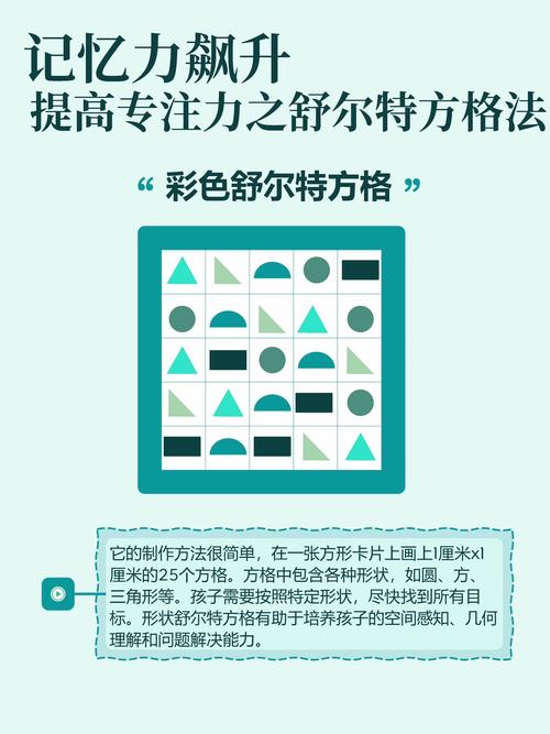 专注力训练方法舒尔特